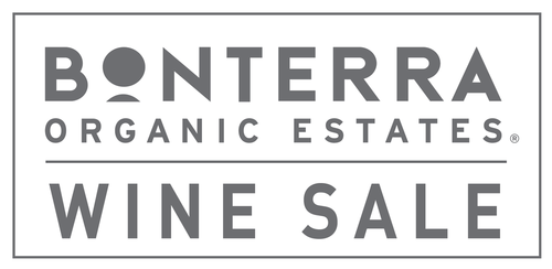 Bonterra Organic Estates wine sale graphic